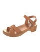Swedish Hasbeens Leather Slingback Sandals