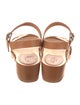 Swedish Hasbeens Leather Slingback Sandals