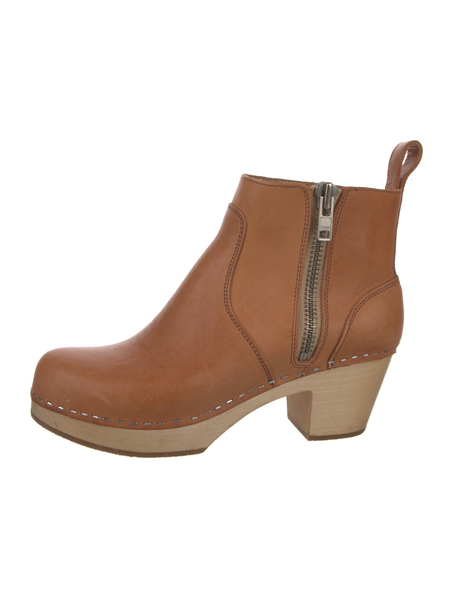 Swedish Hasbeens Leather Chelsea Boots