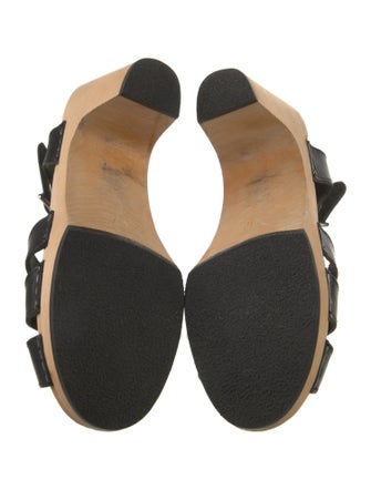 Swedish Hasbeens Leather Sandals