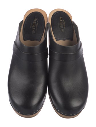 Swedish Hasbeens Leather Mules