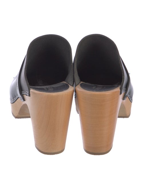 Swedish Hasbeens Leather Mules