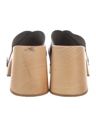 Swedish Hasbeens Leather Slides