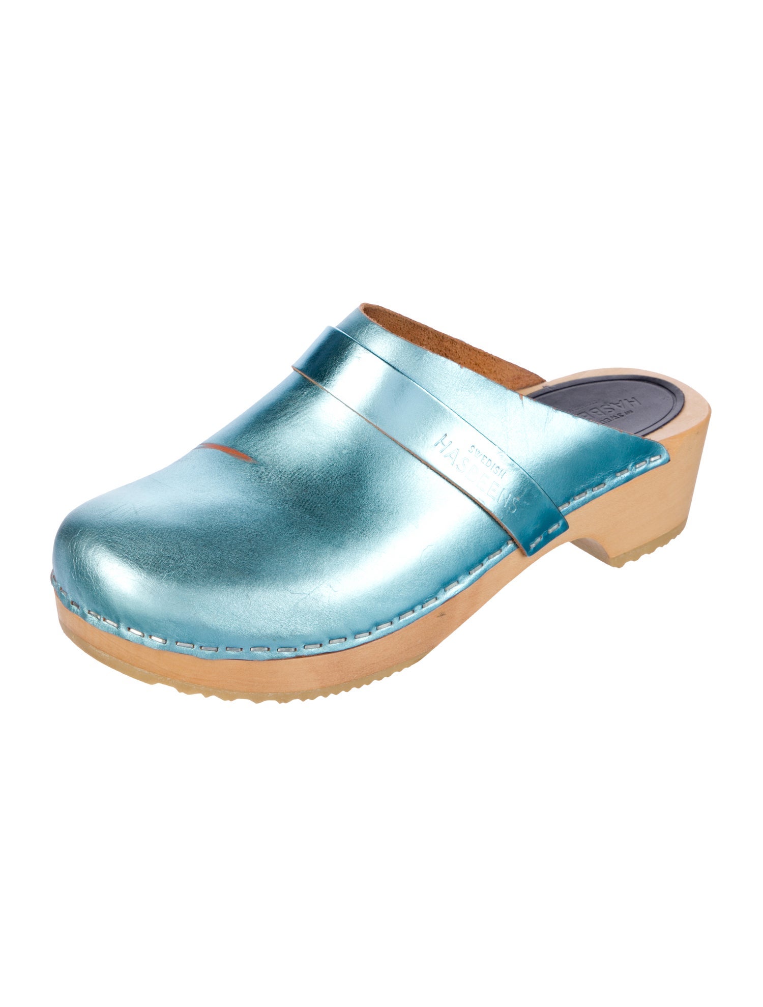 Swedish Hasbeens Leather Mules