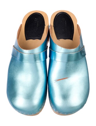 Swedish Hasbeens Leather Mules