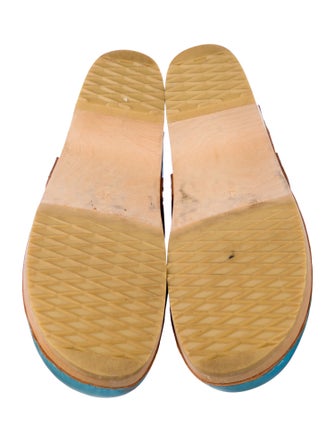 Swedish Hasbeens Leather Mules