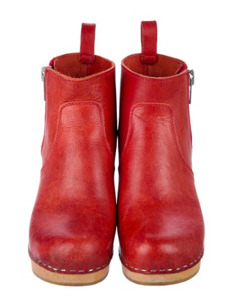 Swedish Hasbeens Leather Western Boots