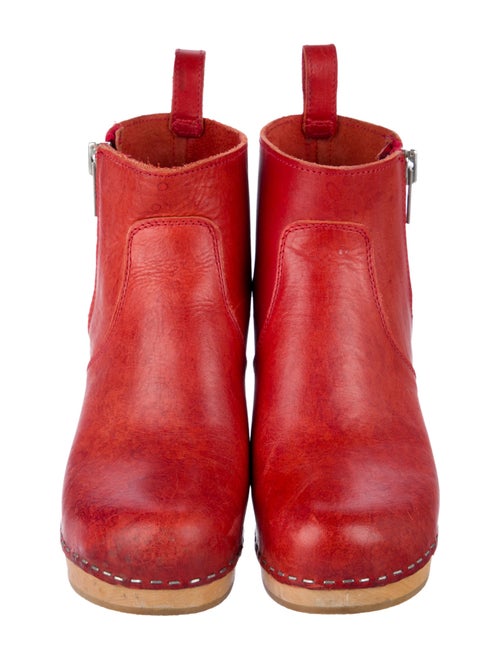 Swedish Hasbeens Leather Western Boots