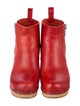 Swedish Hasbeens Leather Western Boots