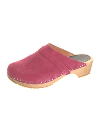 Swedish Hasbeens Suede Mules