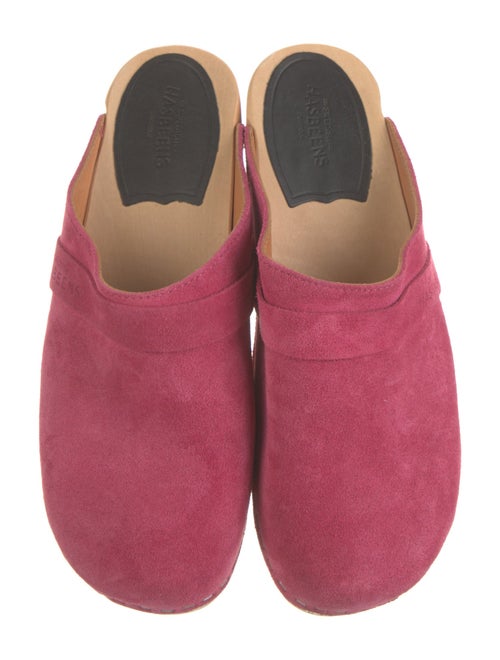Swedish Hasbeens Suede Mules