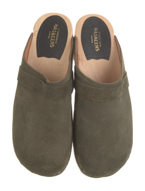 Swedish Hasbeens Suede Mules