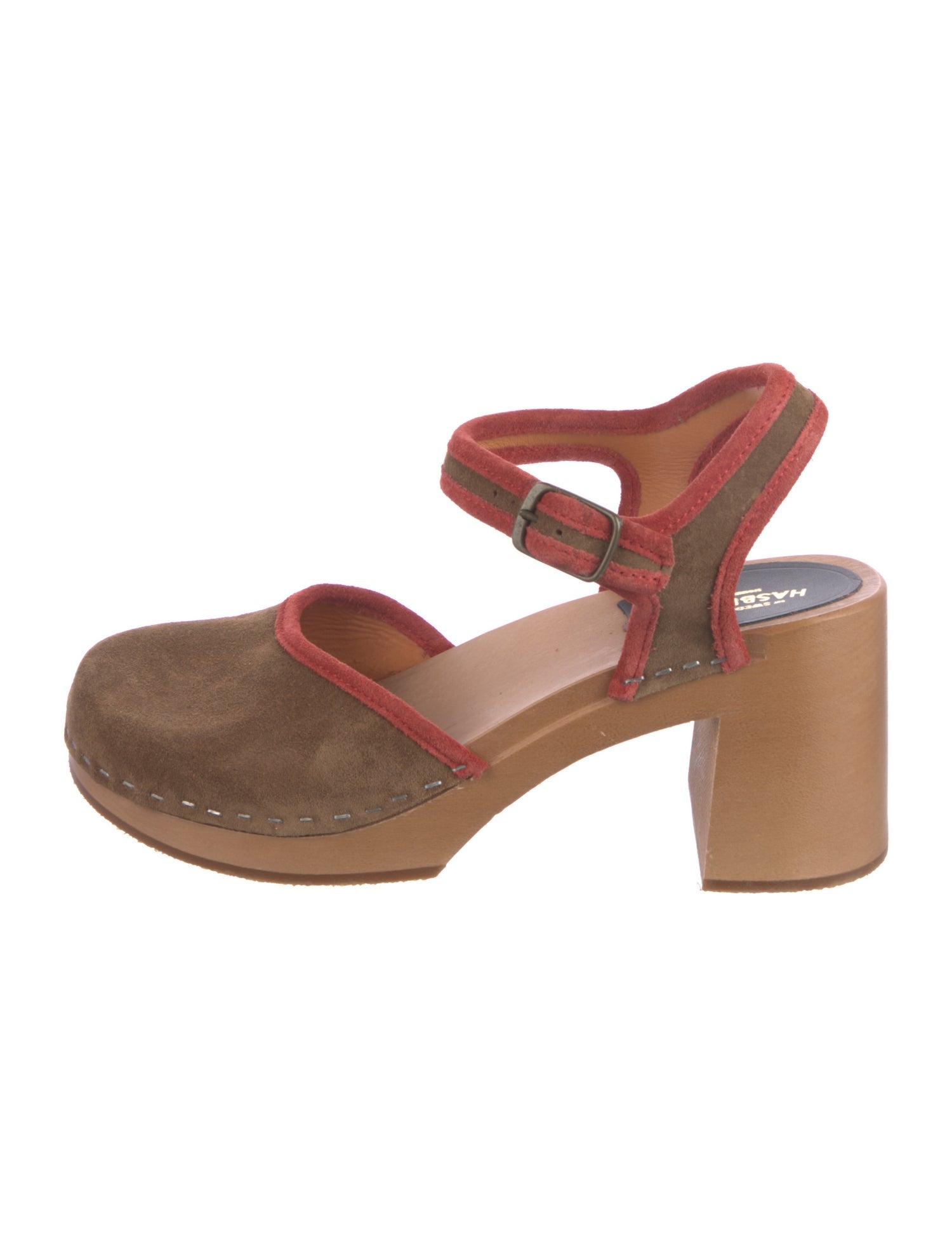 Swedish Hasbeens Suede Pumps