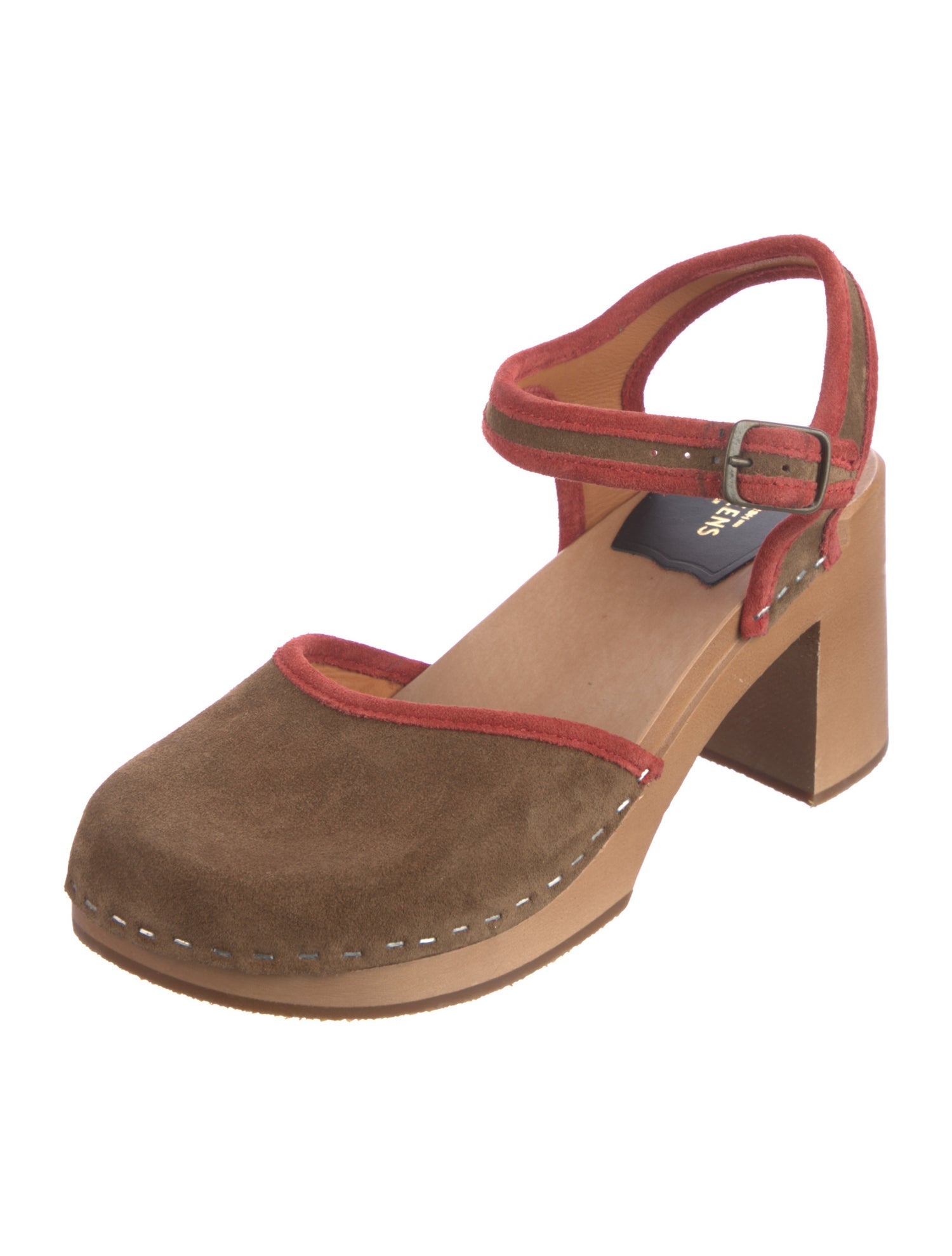 Swedish Hasbeens Suede Pumps