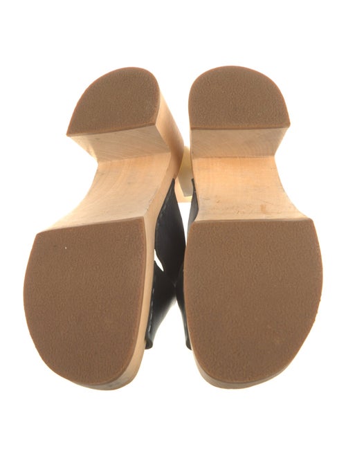 Swedish Hasbeens Leather Slides