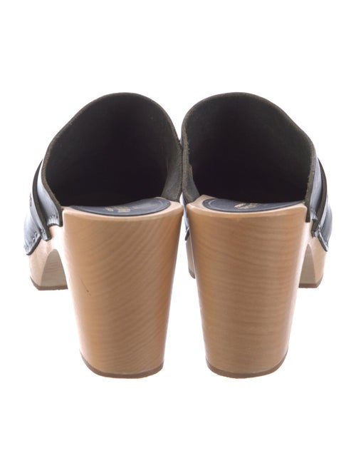 Swedish Hasbeens Leather Mules