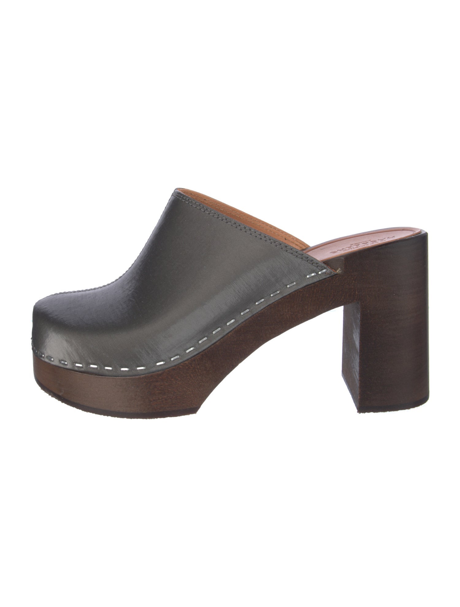 Swedish Hasbeens Leather Mules