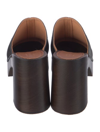 Swedish Hasbeens Leather Mules