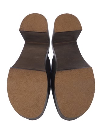 Swedish Hasbeens Leather Mules
