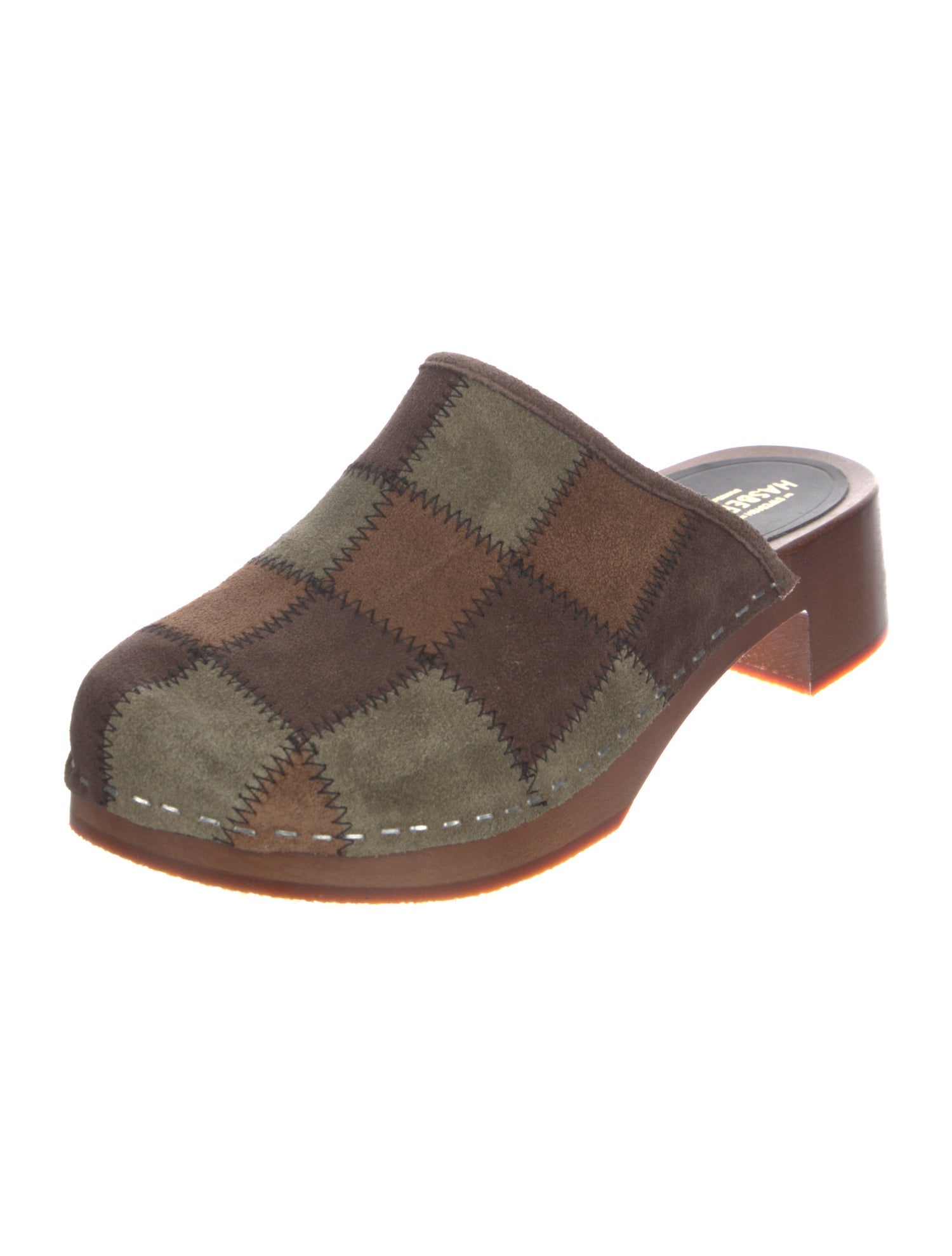 Swedish Hasbeens Leather Mules