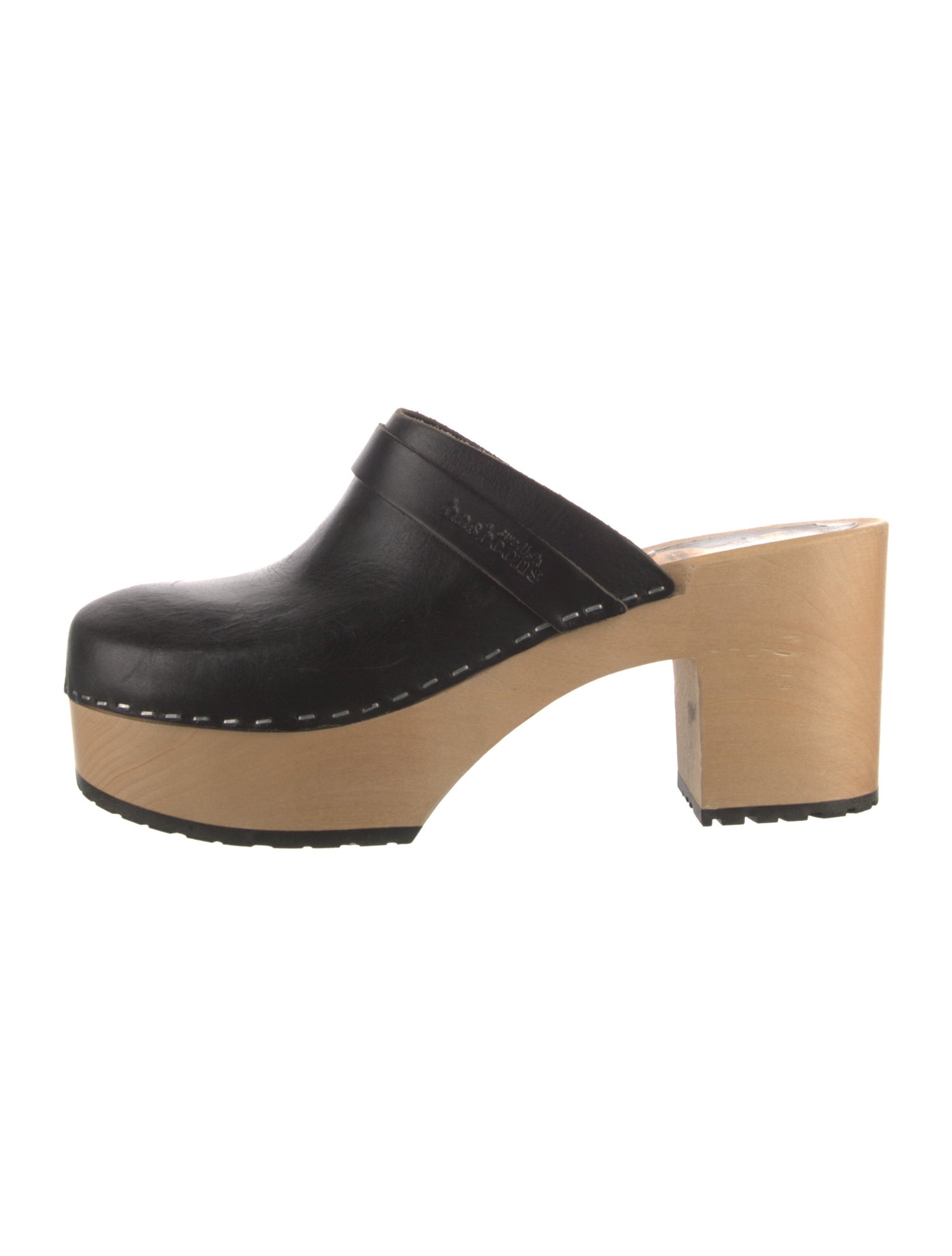 Swedish Hasbeens Leather Mules