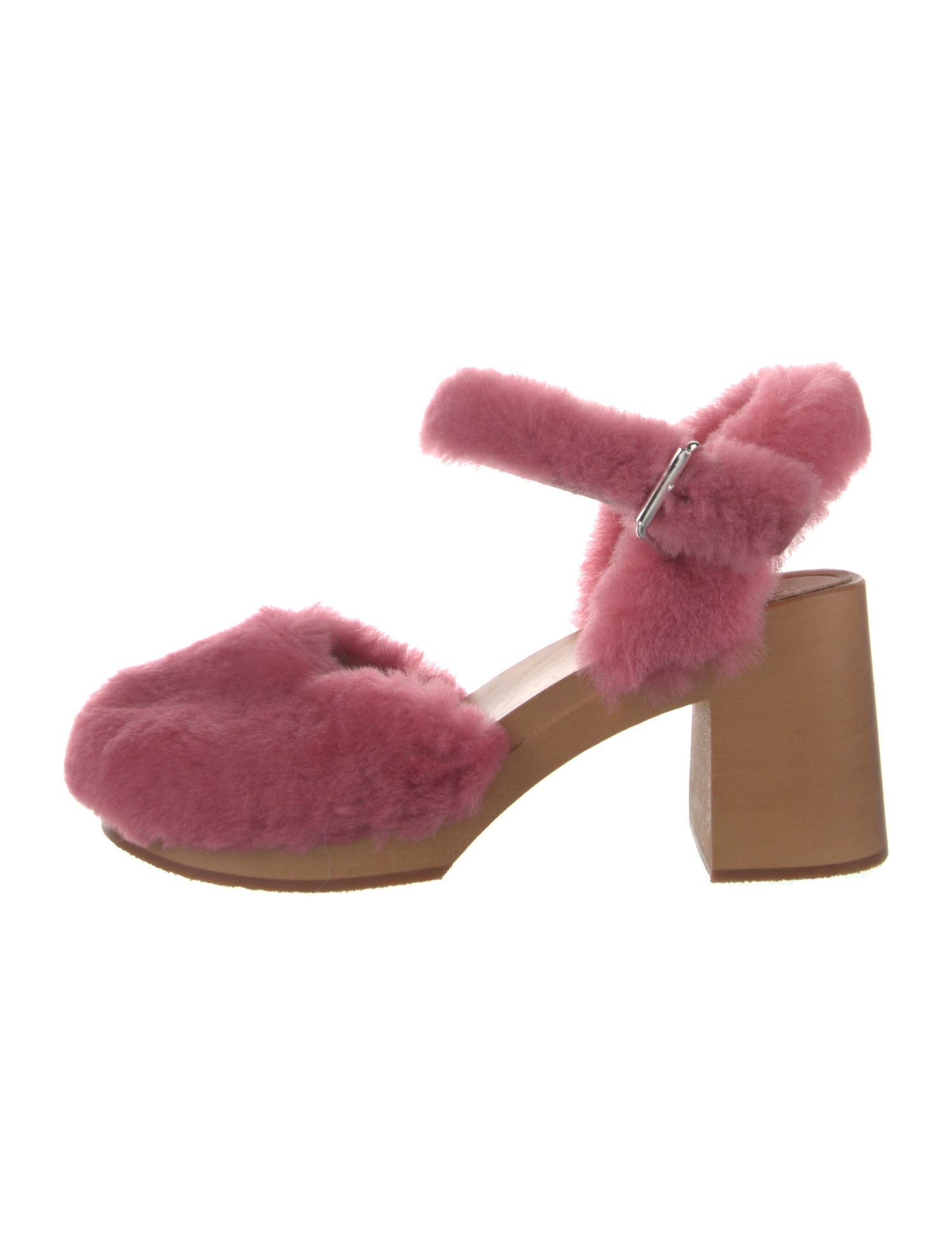 Swedish Hasbeens Leather Colorblock Pattern D'Orsay Pumps