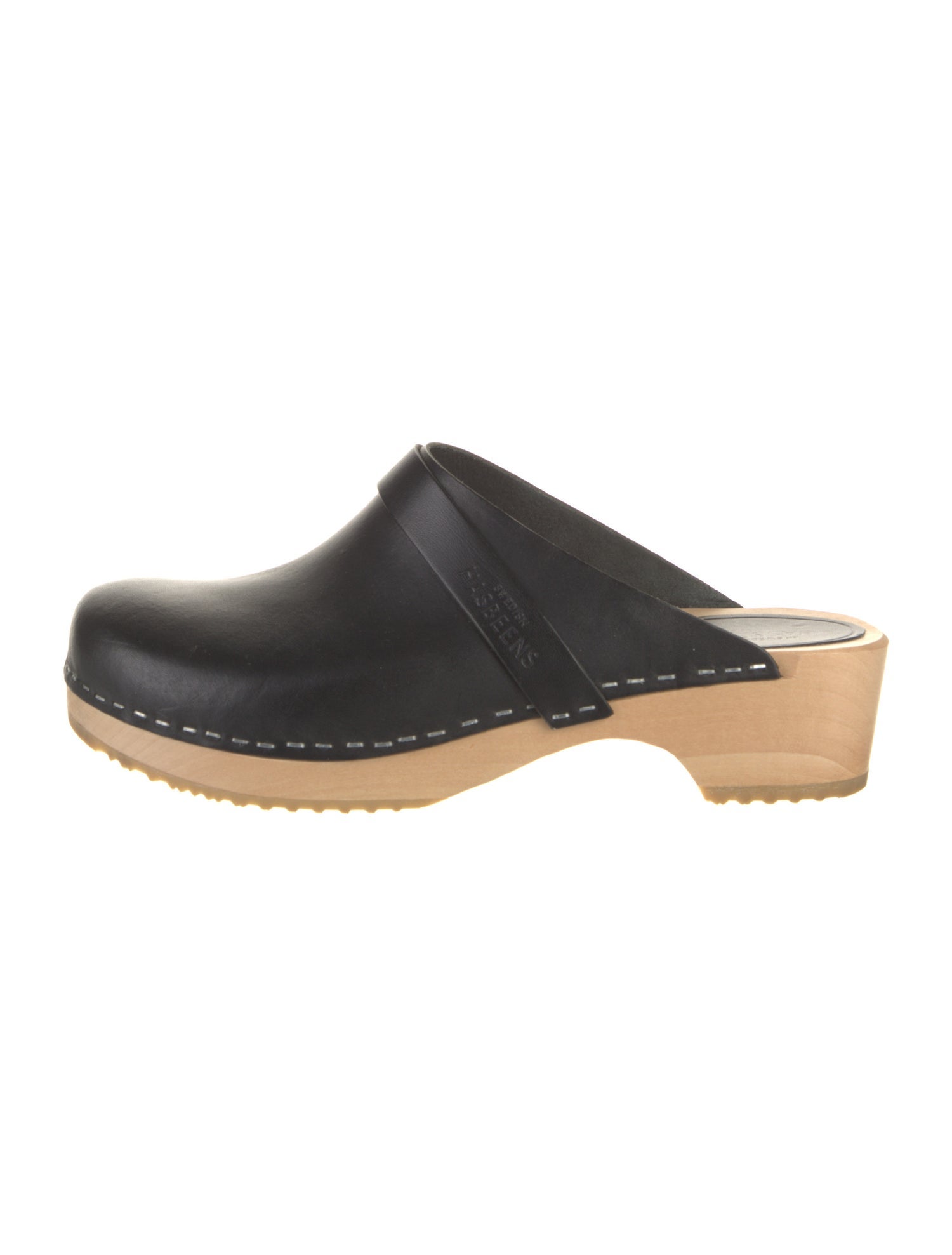 Swedish Hasbeens Leather Mules