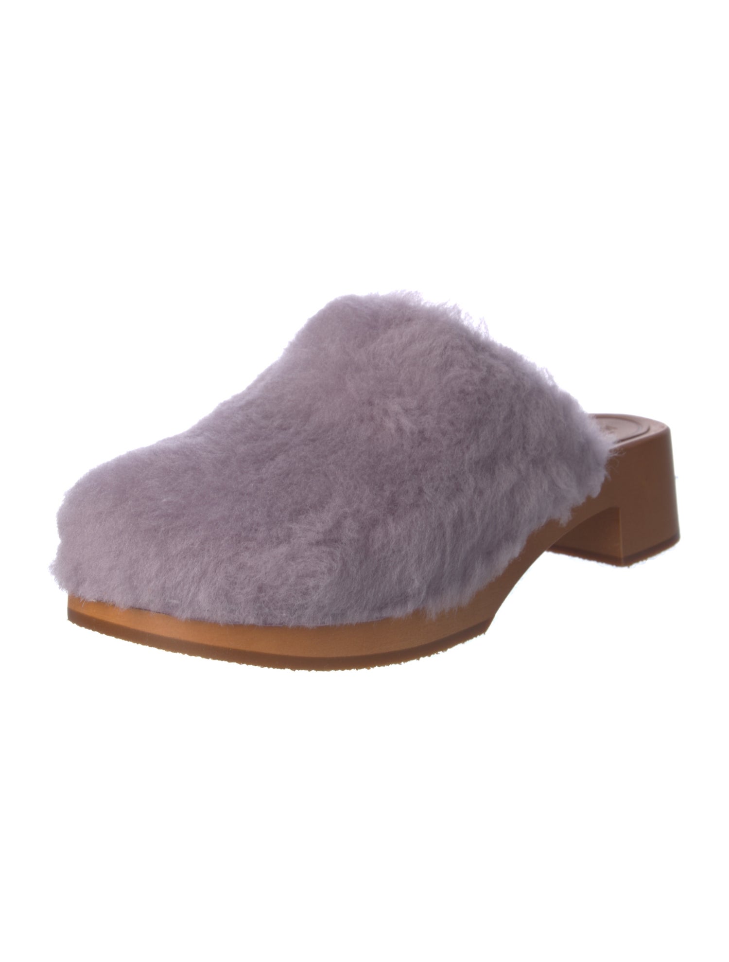 Swedish Hasbeens Shearling Mules w/ Tags