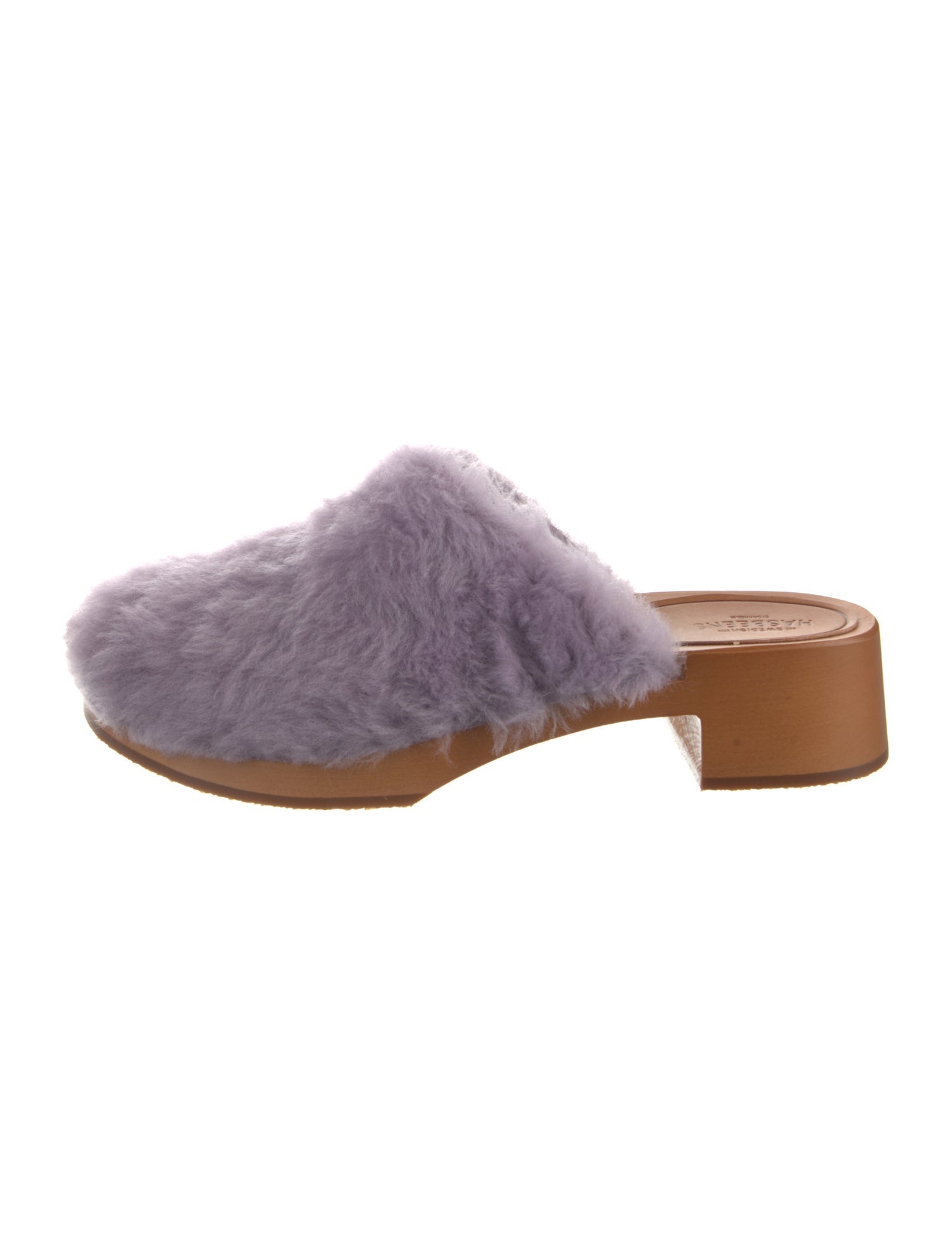 Swedish Hasbeens Fur Mules