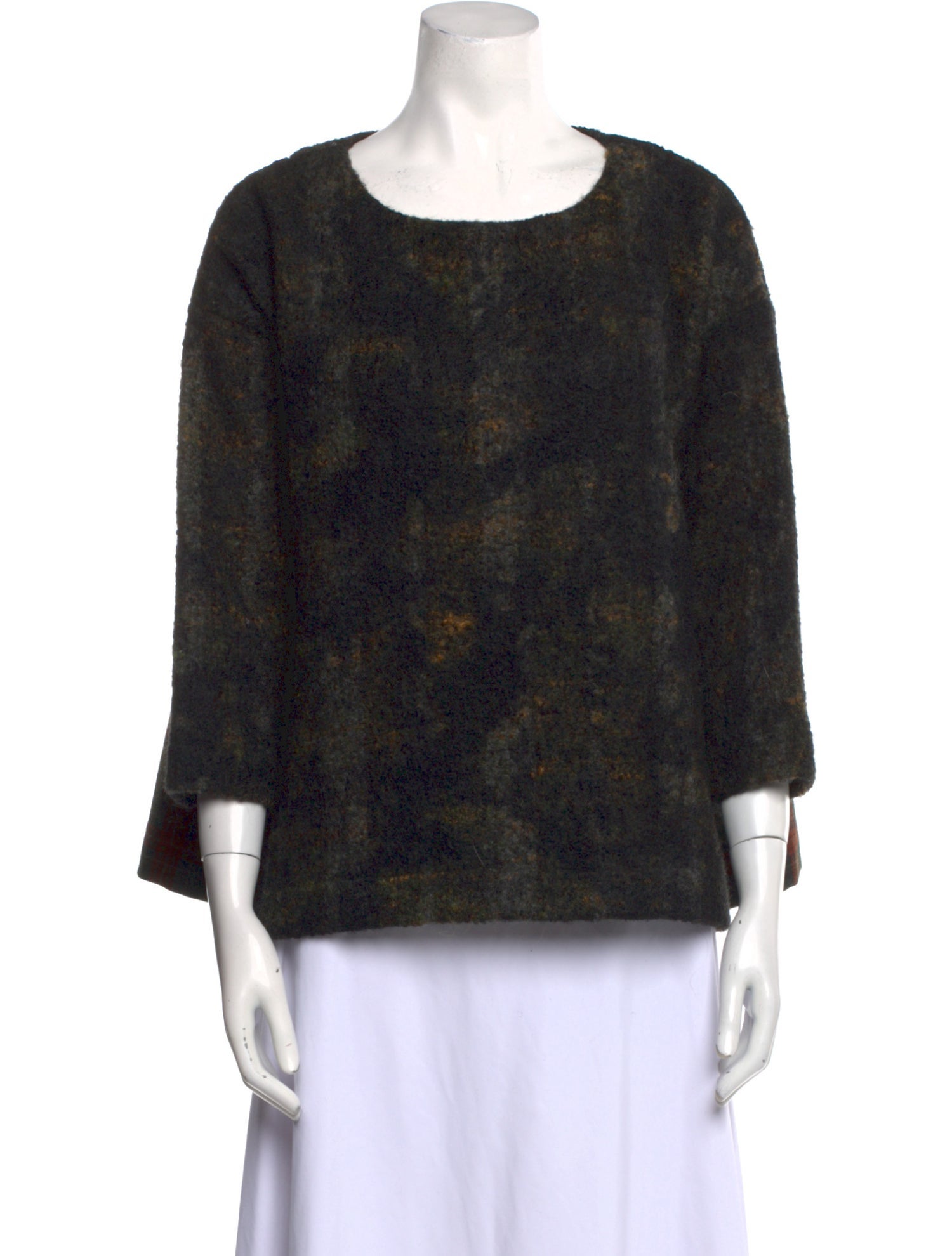 HIGH by Claire Campbell Alpaca Printed Sweater w/ Tags