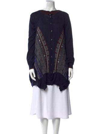 HIGH by Claire Campbell Virgin Wool Striped Sweater