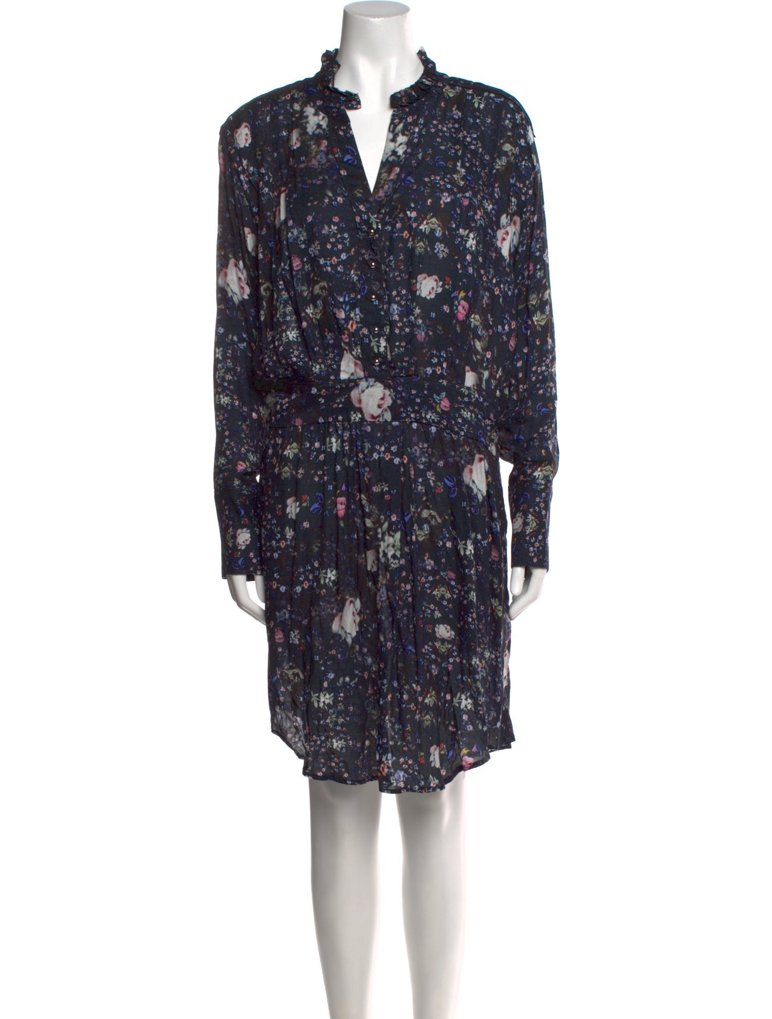 HIGH by Claire Campbell Floral Print Knee-Length Dress
