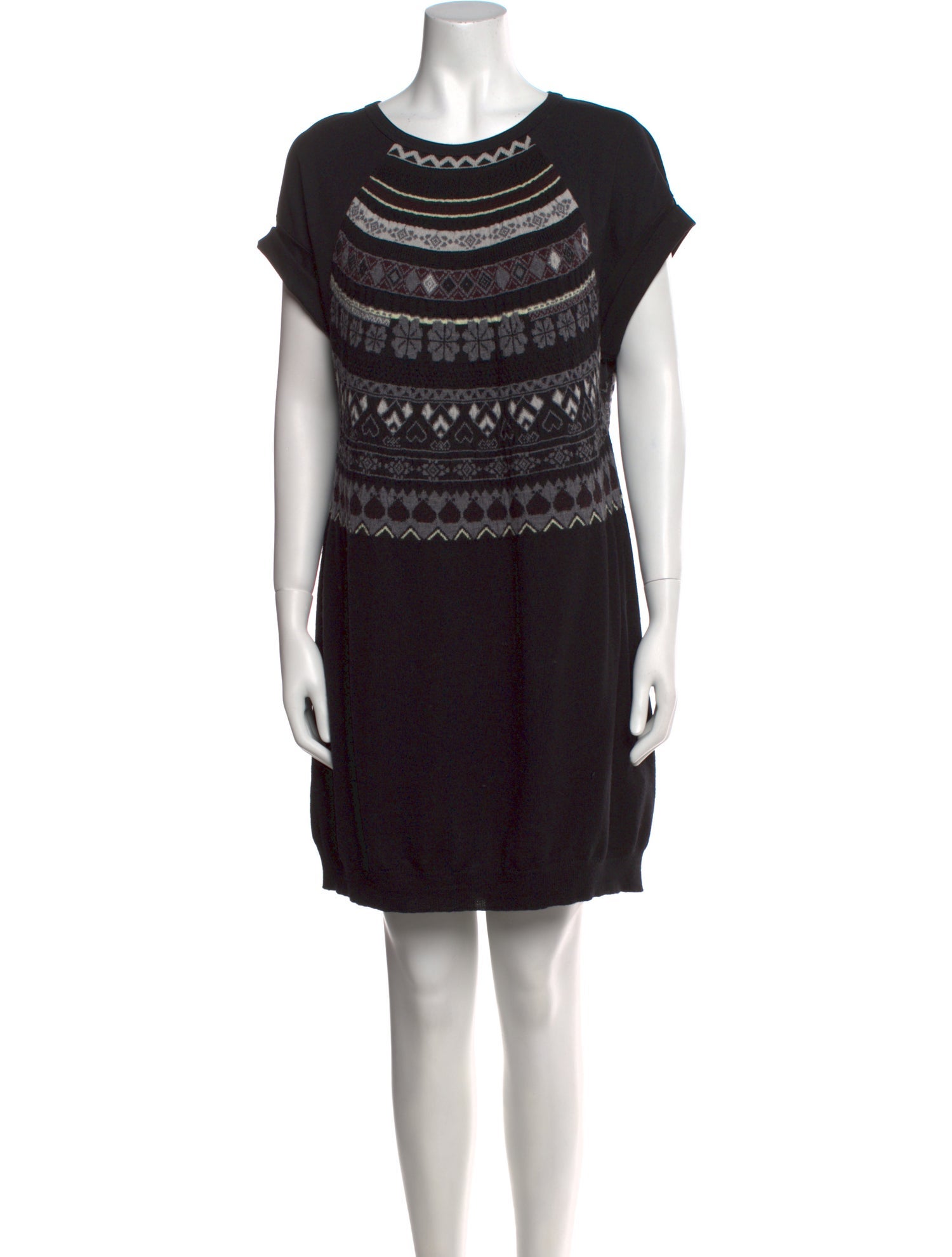 HIGH by Claire Campbell Virgin Wool Mini Dress