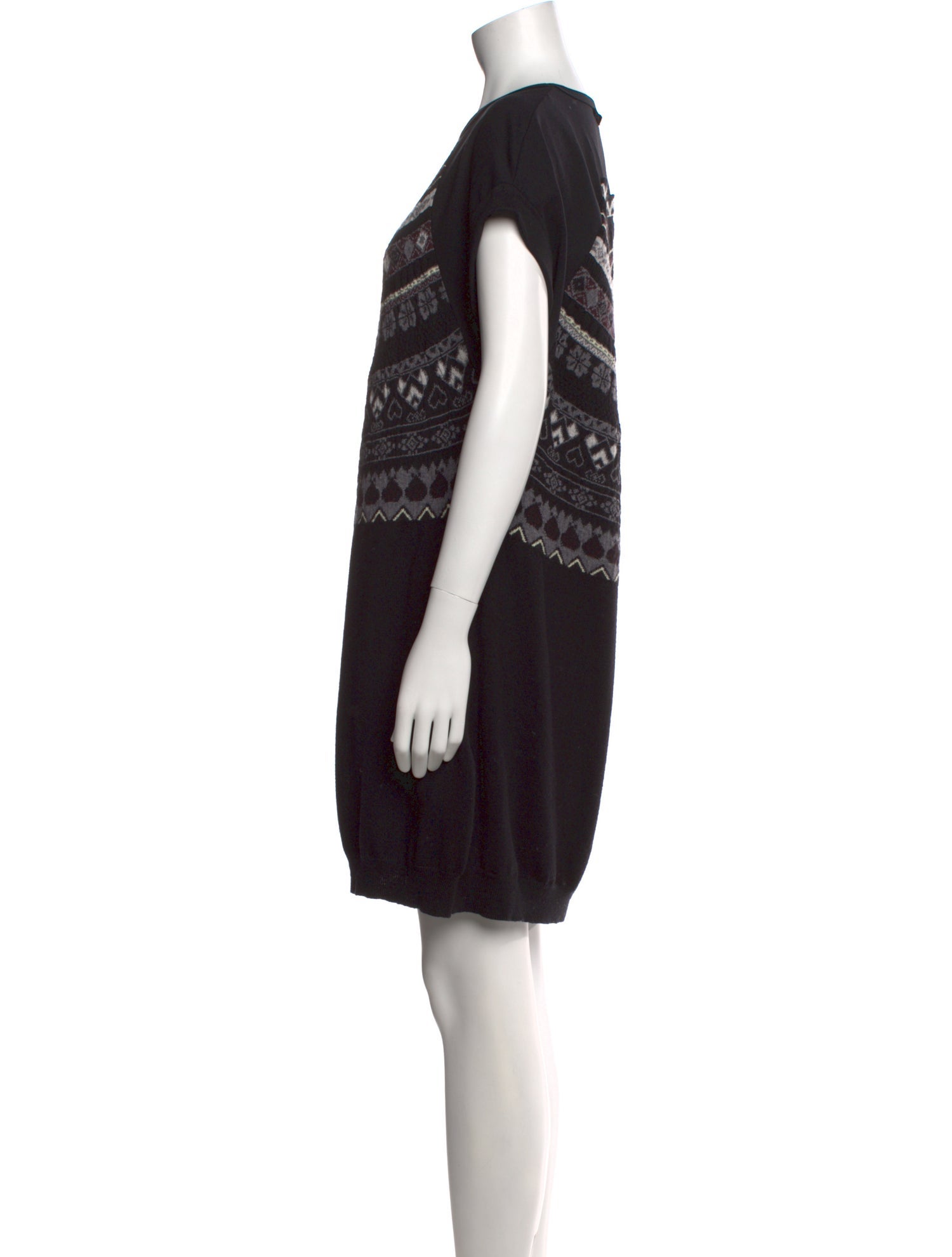 HIGH by Claire Campbell Virgin Wool Mini Dress