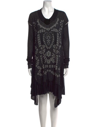 HIGH by Claire Campbell Tie-Dye Print Mini Dress