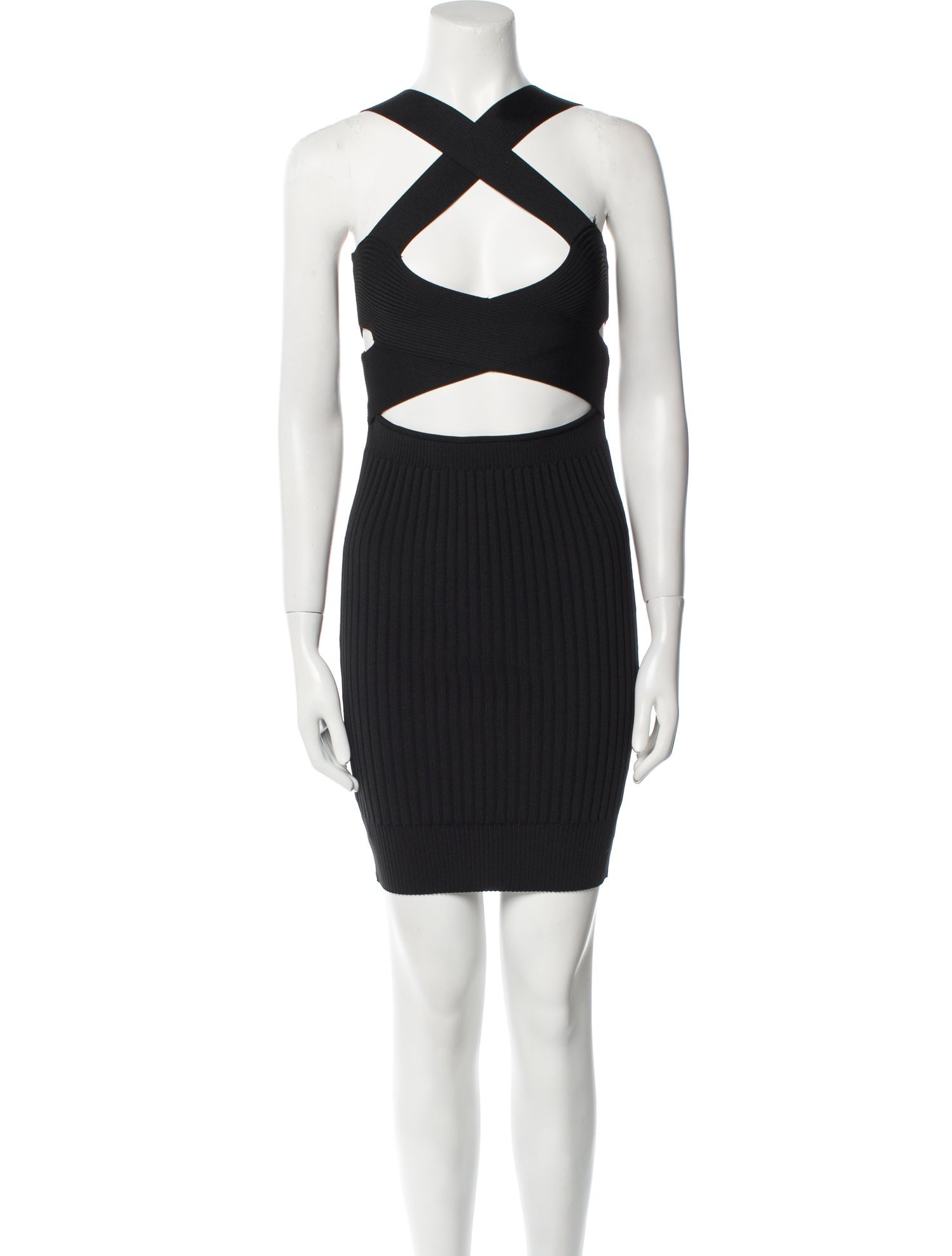 Hervé by Hervé Léger Halterneck Mini Dress