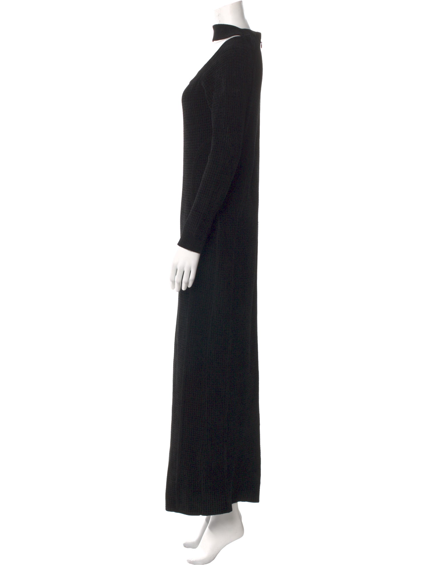 Hervé by Hervé Léger Bateau Neckline Long Dress