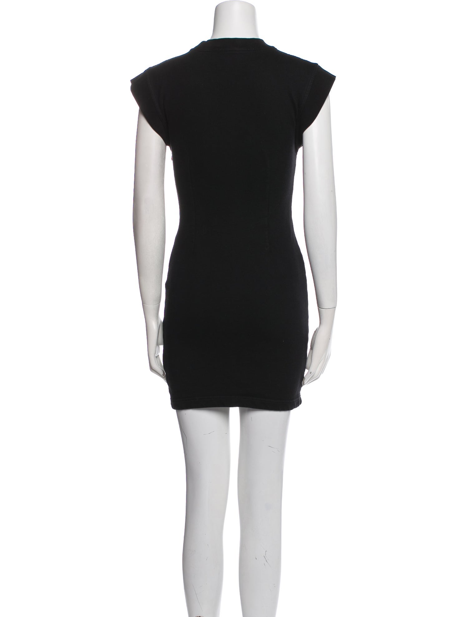 Hervé by Hervé Léger Crew Neck Mini Dress