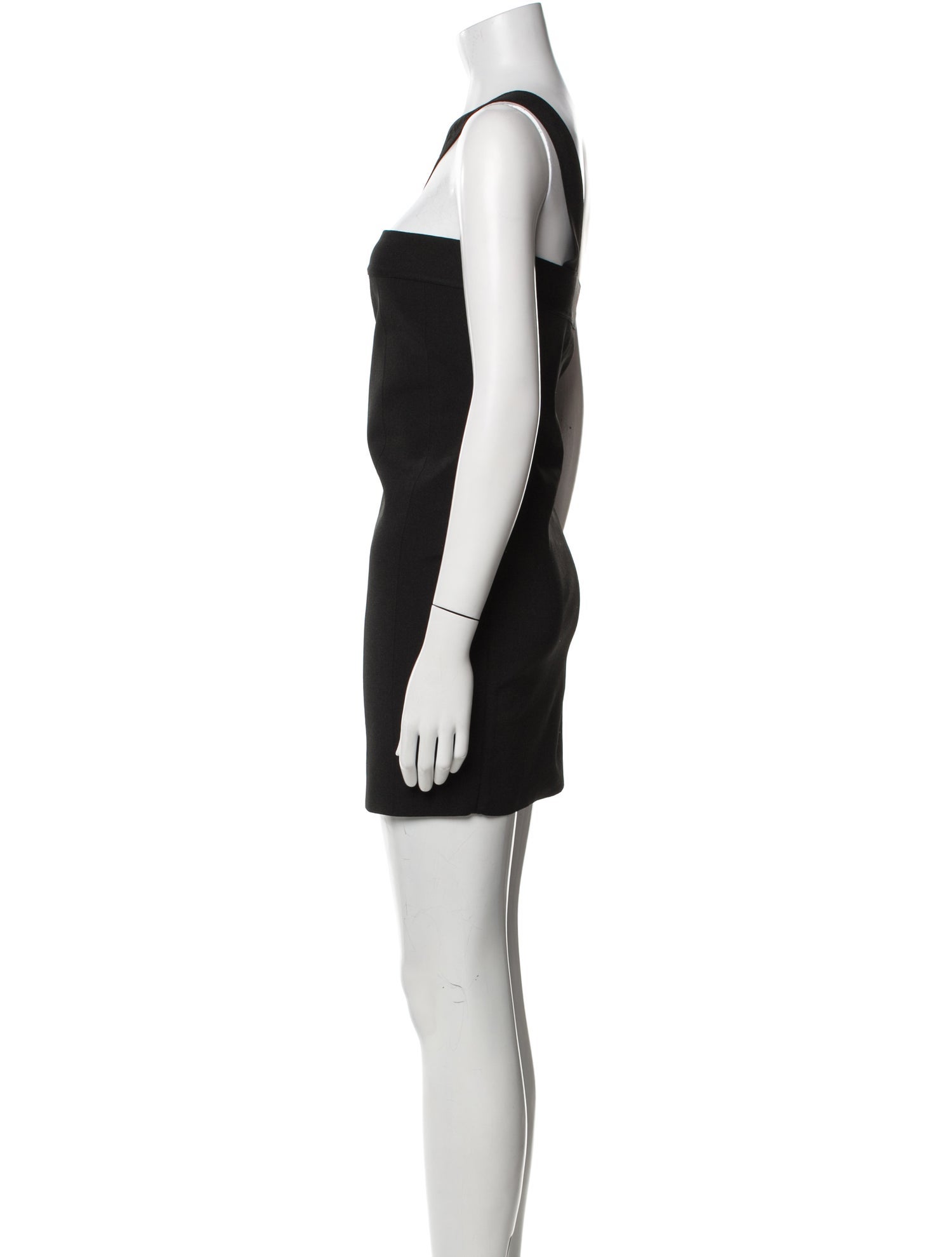 Hervé by Hervé Léger One-Shoulder Mini Dress