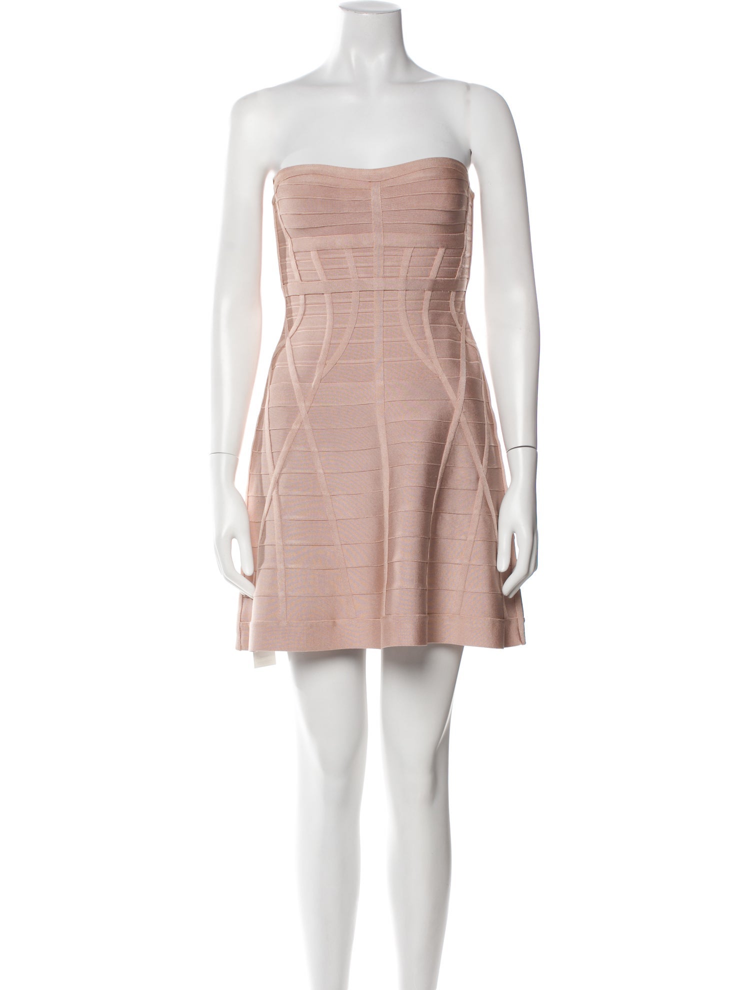 Hervé by Hervé Léger Strapless Mini Dress