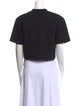 Hervé by Hervé Léger Mock Neck Short Sleeve Crop Top