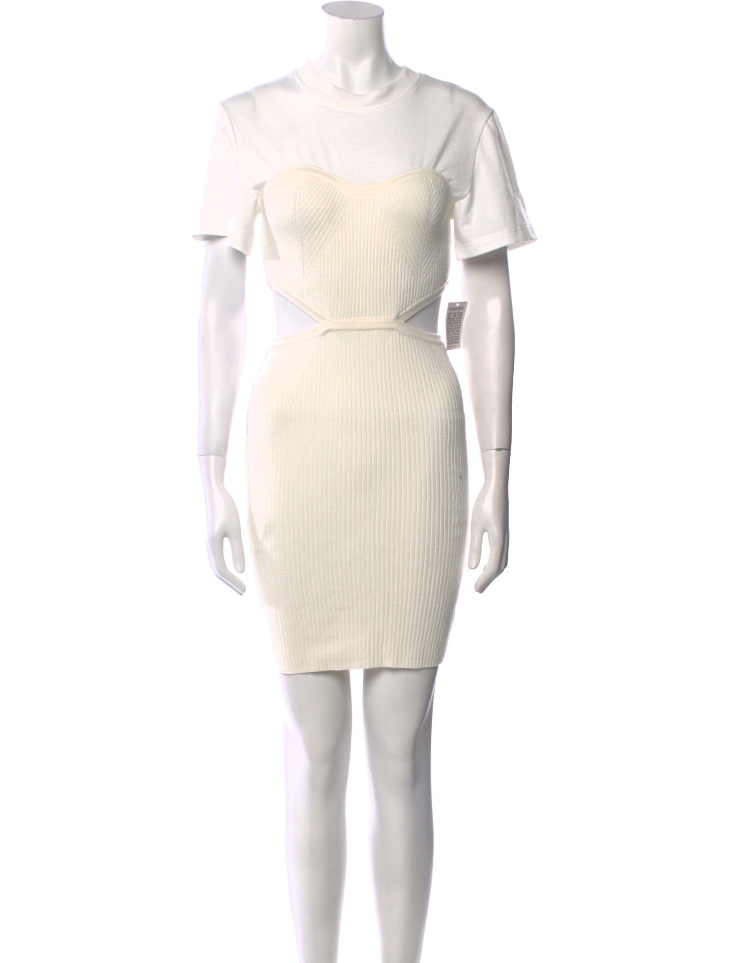 Hervé by Hervé Léger Mock Neck Mini Dress w/ Tags