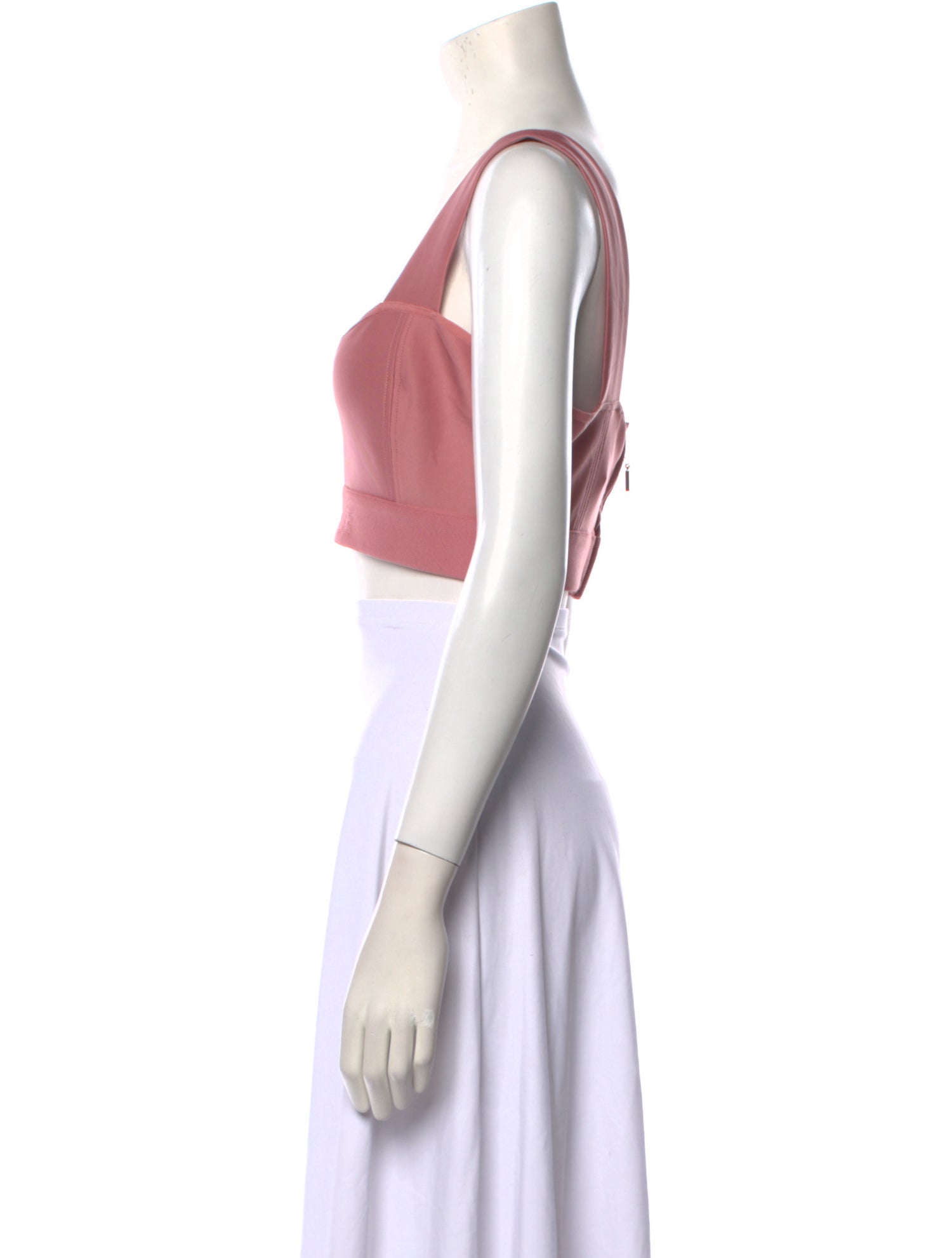 Hervé by Hervé Léger Square Neckline Sleeveless Crop Top w/ Tags
