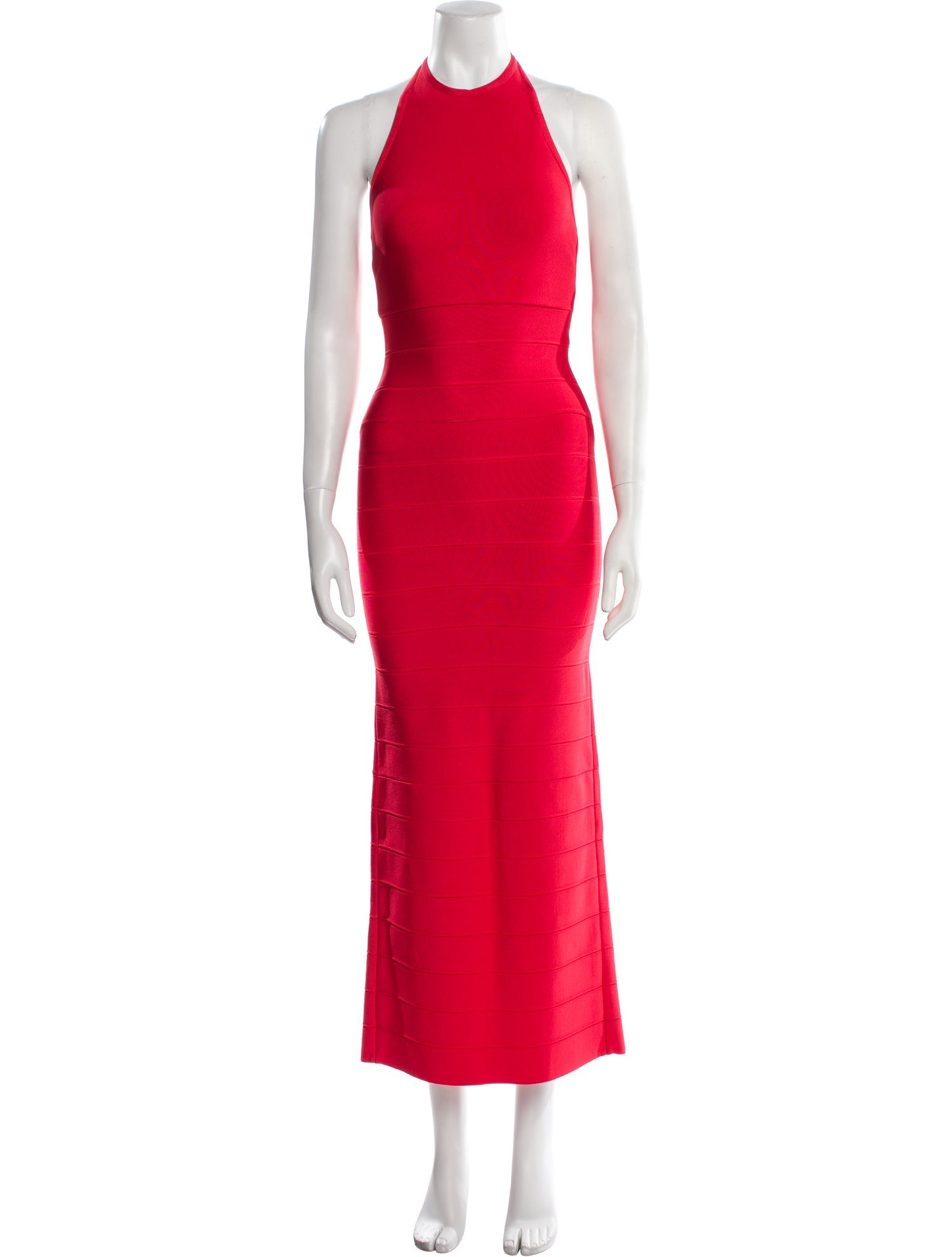 Hervé by Hervé Léger Halterneck Long Dress w/ Tags