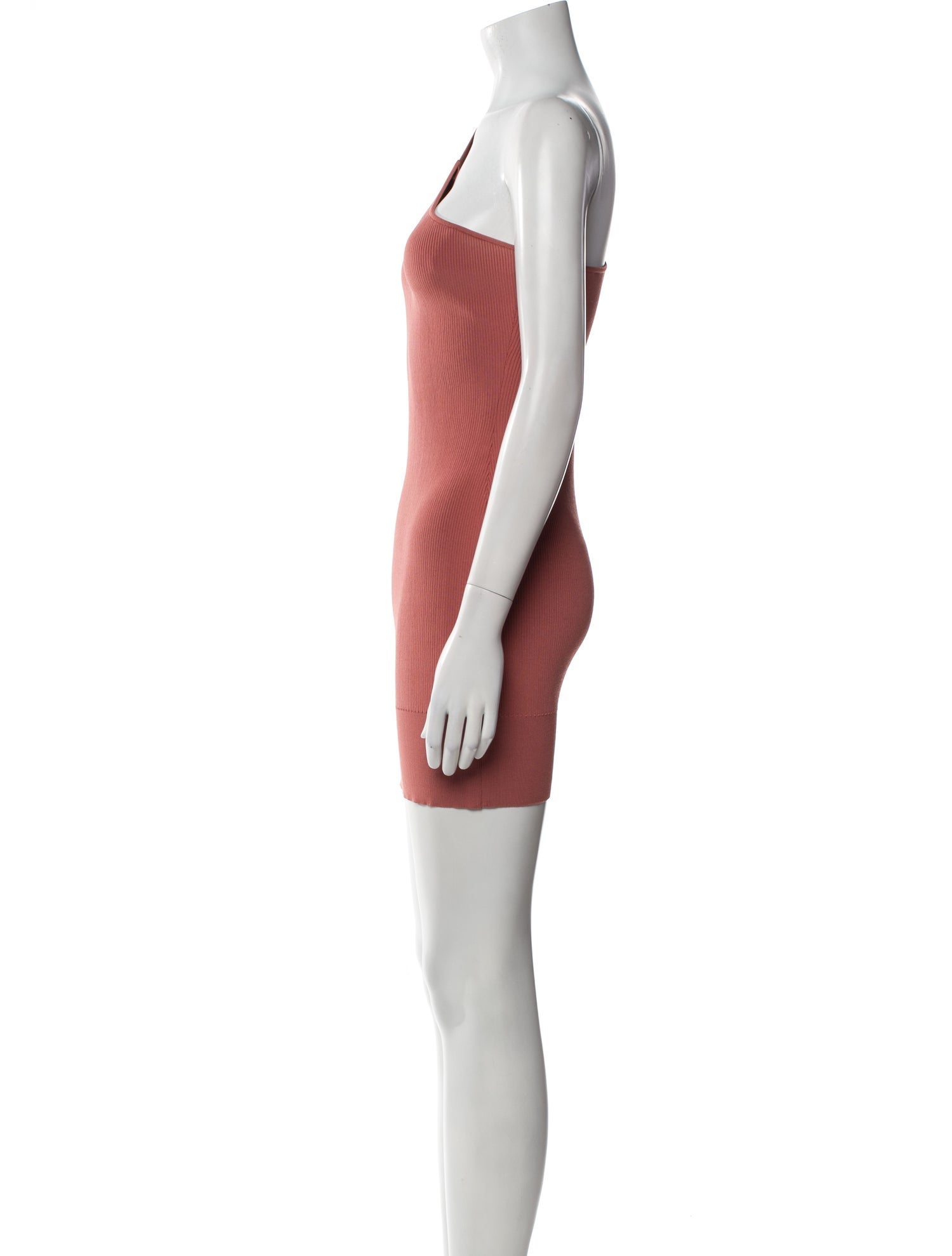 Hervé by Hervé Léger One-Shoulder Mini Dress