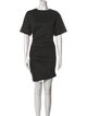 Hervé by Hervé Léger Crew Neck Mini Dress