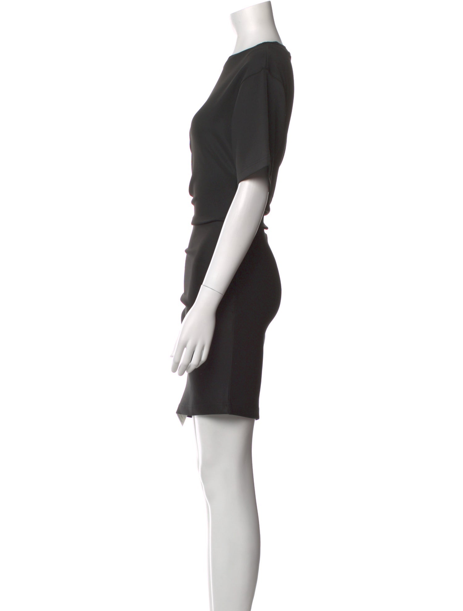 Hervé by Hervé Léger Crew Neck Mini Dress