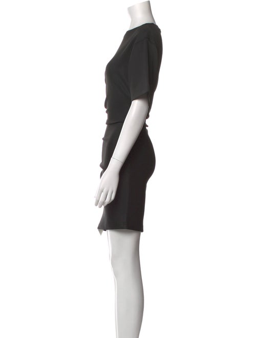 Hervé by Hervé Léger Crew Neck Mini Dress