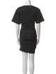 Hervé by Hervé Léger Crew Neck Mini Dress