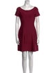 Hervé by Hervé Léger Scoop Neck Mini Dress